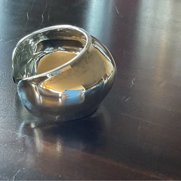 Robert Lee Morris Signed Vintage Bagel Cuff Bracelet Sterling Silver EUC ~$1200 - Picture 5 of 12